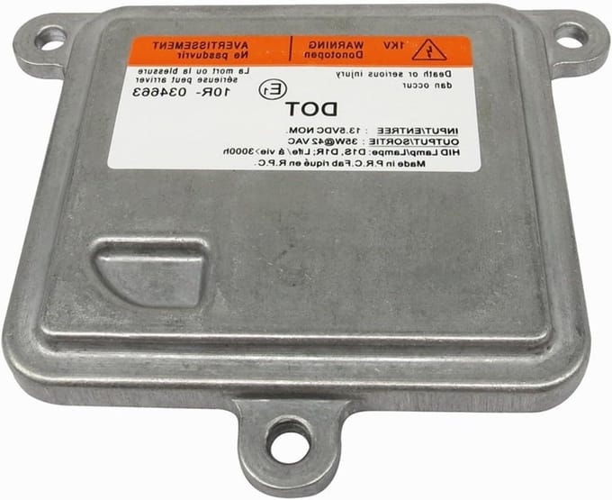 Koplamp Ballast Module - Verlichting Controle Unit - Auto Verlichting - Directe Vervanging - Standaard Formaat - Zwart