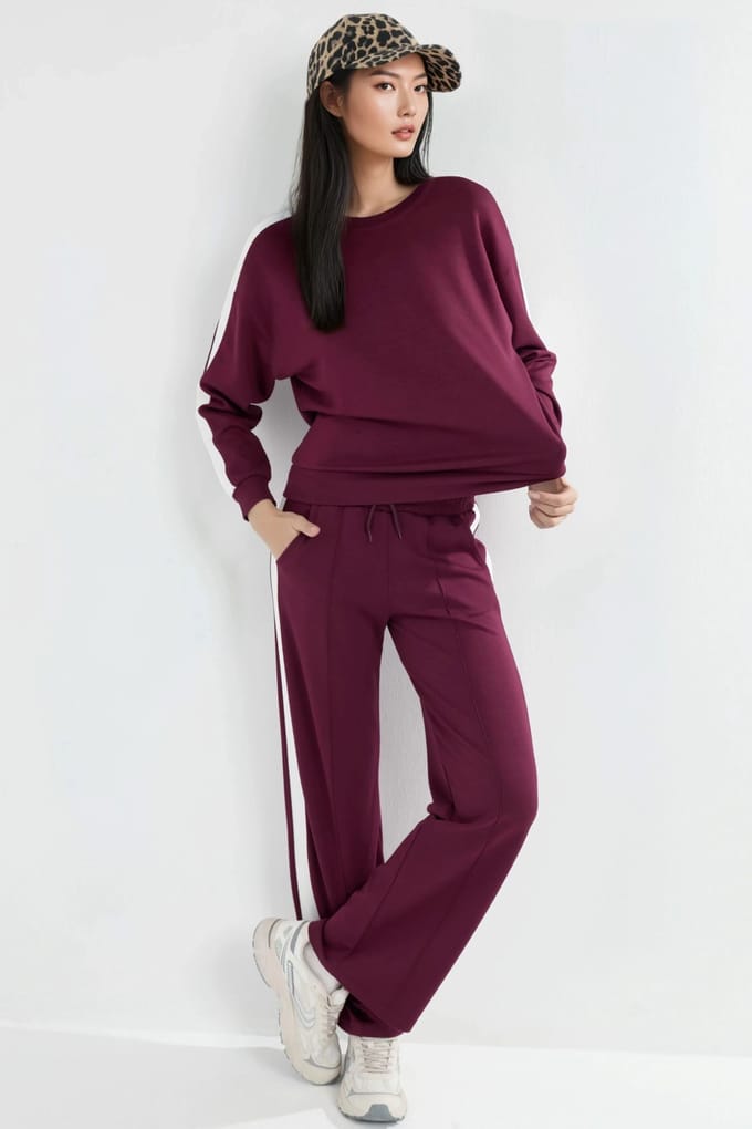 Modal Touch Regular Fit Sweatshirt en Broek Set