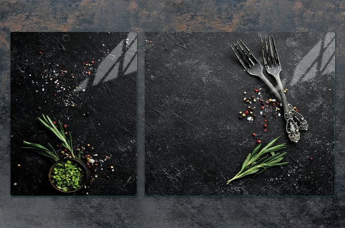 TMK ArtDeko Serie - Snijplank - 100x52 cm - Glas - Veilige Bescherming