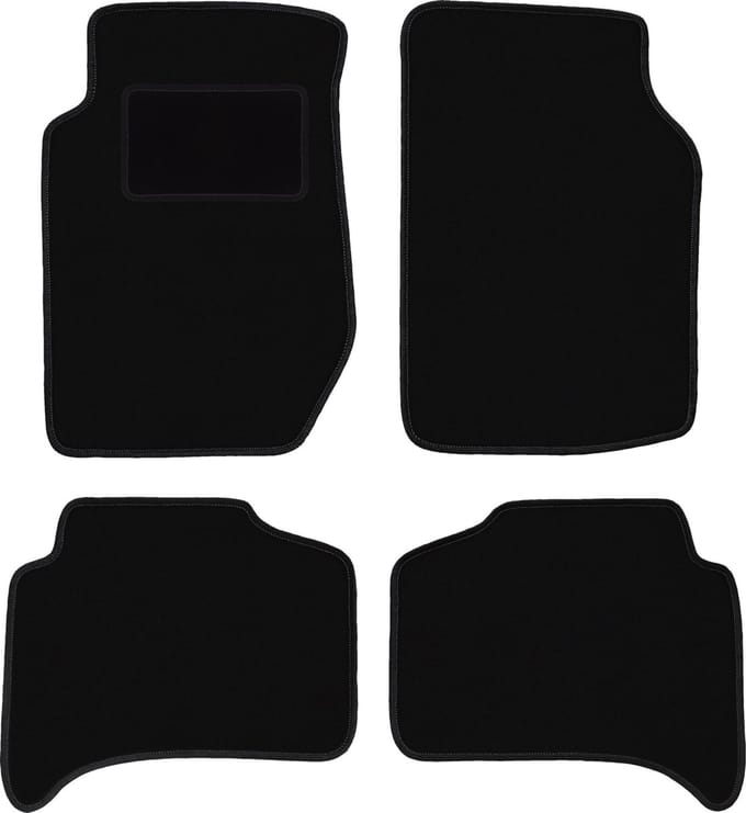 Zwarte veloursmatten voor: Kia Sportage I SUV (1995-2004)
