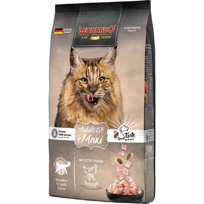 Leonardo Adult Grain Free Maxi - Kattenvoer - Gevogelte 7.5 kg