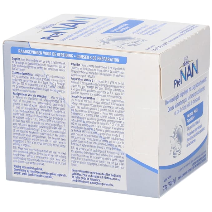 Nestlé® PreNAN Human Milk Fortifier 72x1 Zakje