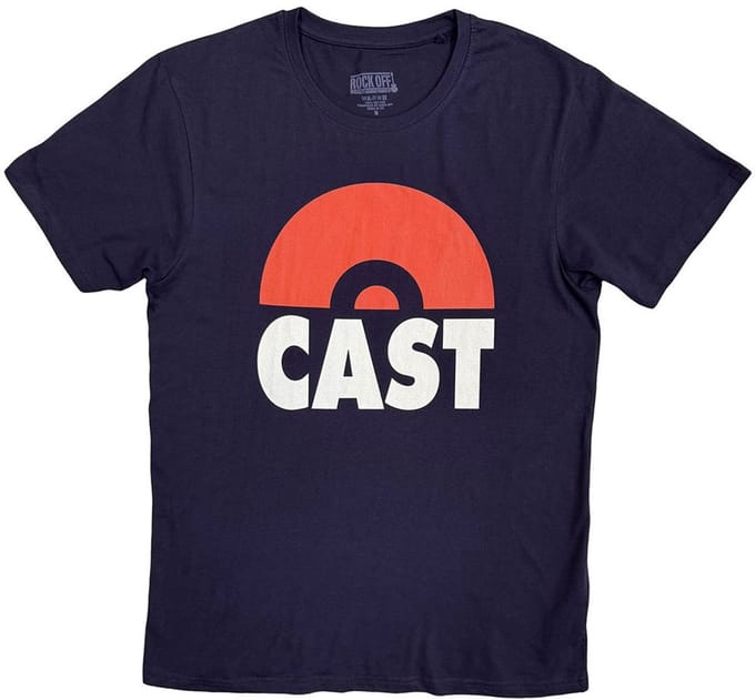 Cast - Classic Logo Heren Tshirt - 2XL - Donkerblauw