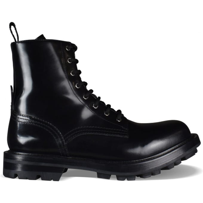 Alexander McQueen wandel-enkellaarzen zwart