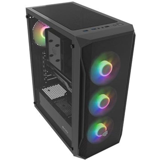 Fury Shobo SH4F - PC-behuizing - RGB - Zwart - Met Venster