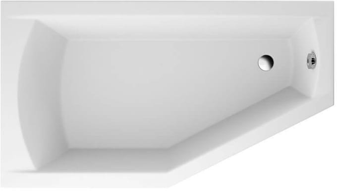 Badland SELENA hoekbad 150 x 90 cm links wit