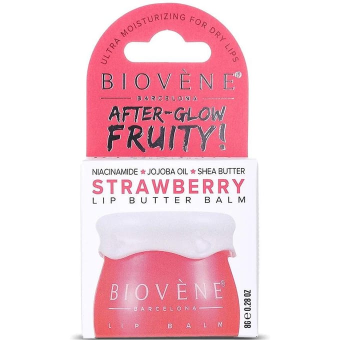 Biovene, Fraise + Niacinamide, Baume à Lèvres, 8 g
