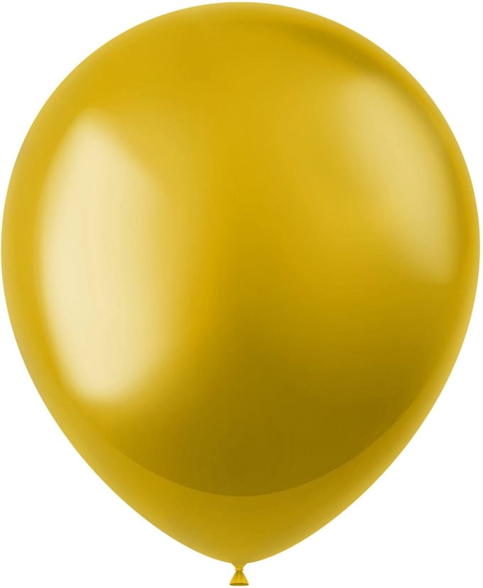 Ballonnen Stardust Gold Metallic 33cm - 10 stuks
