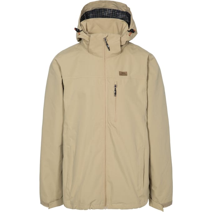 Trespass - Heren Weir Waterdichte Jas (Beige)