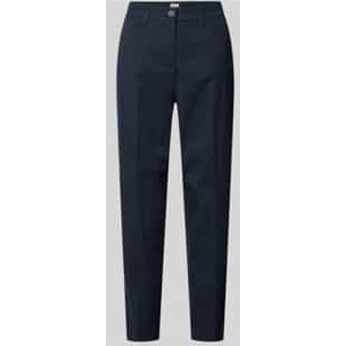 Brax Dames Chino  Style MARA S NAVY, donkerblauw, maat 48