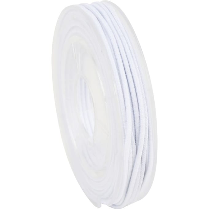 Elastisch koord wit 1 mm 5 meter
