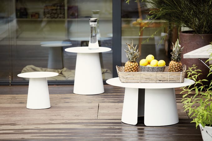 Jan Kurtz - Feel bijzettafel - Ø 80 cm - wit