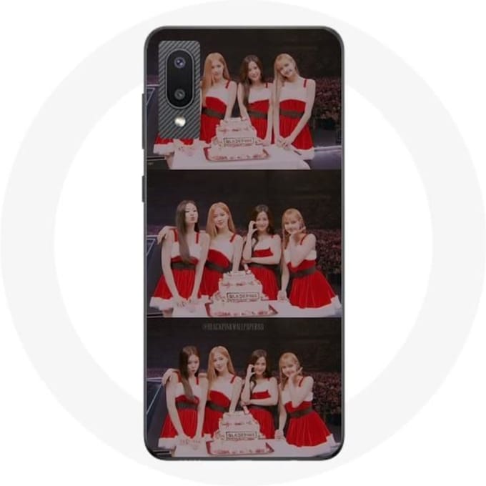 Coque pour Samsung Galaxy A02 BLACKPINK Cadeau de Noël Chanson Last Christmas