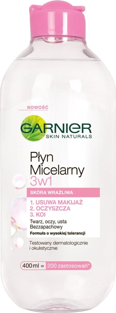 Garnier - Skin Naturals Micellar Liquid 3In1 Score Sensitive 400Ml