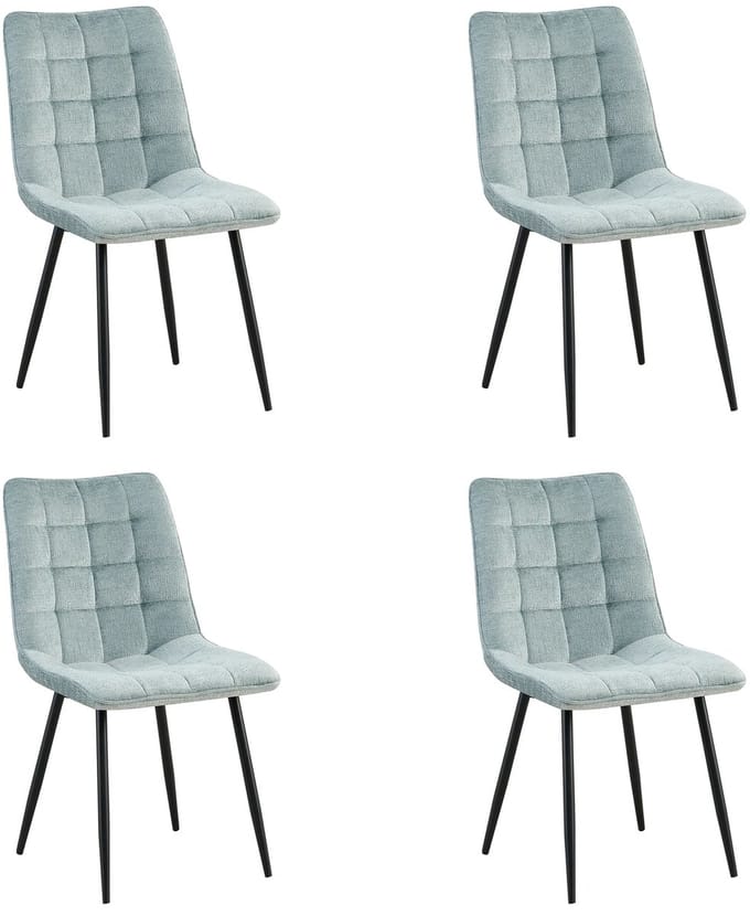 Eetkamerstoel Lucille Perfect Harmony Lichtblauw - eetkamerstoelen set van 4