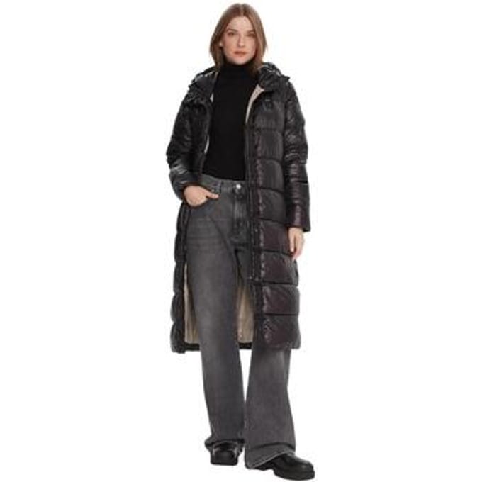 Lange jas in stiksels met logo-design model 'Adelaide'