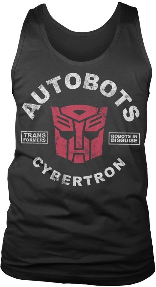 Transformers Autobots Cybertron -tanktop-T-shirt, zwart