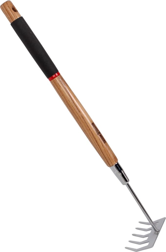 Talen Tools - Handharkje - Medium - Verzinkt staal - Essenhouten handvat