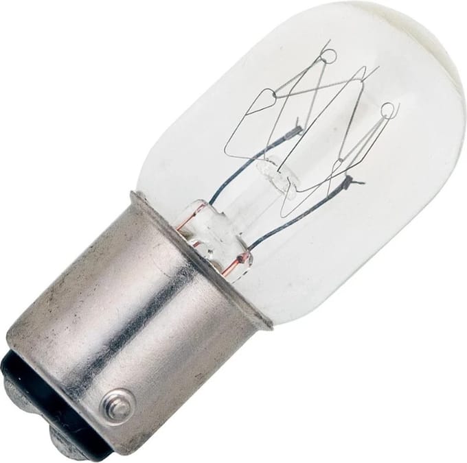 Schiefer BA15d Buis Gloeilamp | 20W 2700K 100lm 235V | Dimbaar