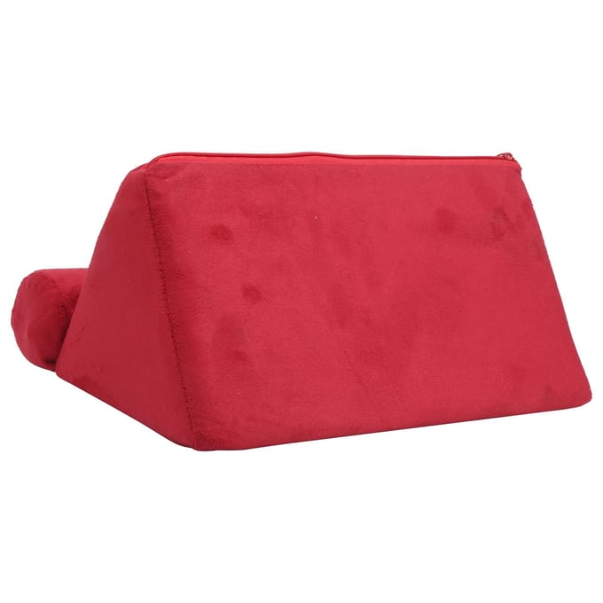 Support de Support de tablette d'oreiller, Support de téléphone portable, coussin de repos de lit, Support de lecture de tablette red