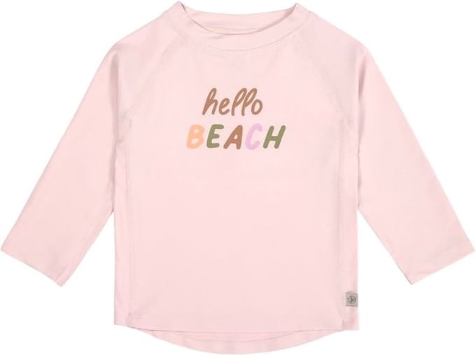 Lässig Zwemshirt Rashguard Lange Mouw Splash & Fun Hello Beach light pink, 19-24 mnd. Maat 92
