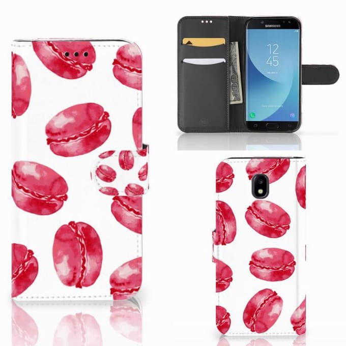Samsung Galaxy A30 Book Cover Pink Macarons