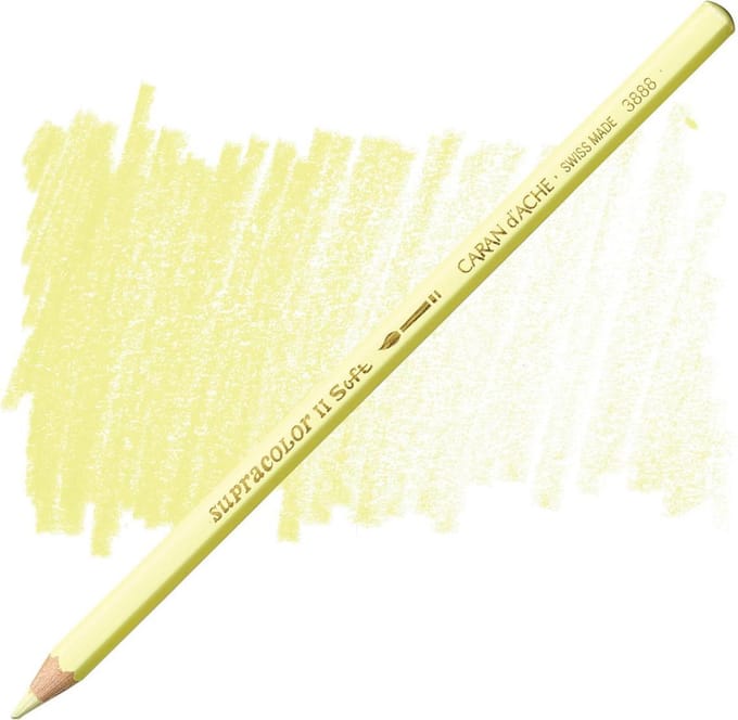 Caran d'Ache Supracolor aquarel potlood 011 pale yellow