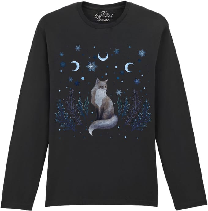 Vos Winter Fox The Coloured House Longsleeve T-shirt S