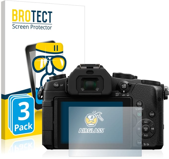 Screenprotector 3 Stuks voor Panasonic Lumix DMC-G81 Beschermglas transparant