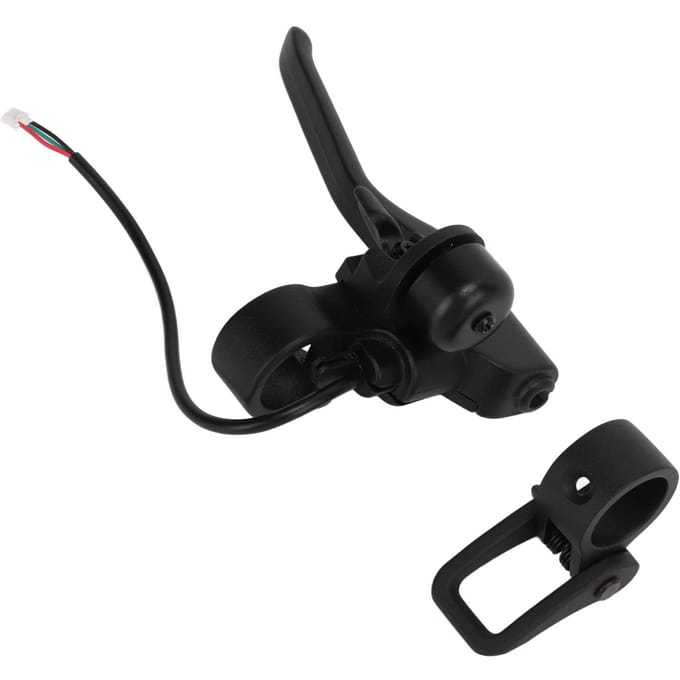 Levier de Frein de Scooter Noir Alliage d'Aluminium Frein à Main de Scooter avec Sonnette Boucle Pliante pour Xiaomi M365 1S PRO PRO2 black
