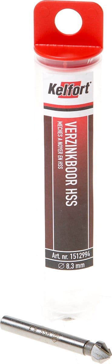 Kelfort Verzinkboor HSS vreesdiameter 8.3 x schachtdiameter 6mm