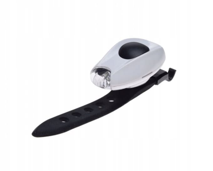 Merkloze LED Fietslamp Voor & Helm, Wit