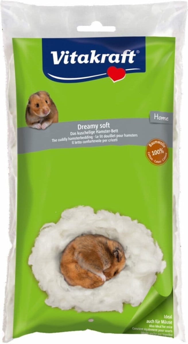 Vitakraft hamsterbed nestmateriaal vita