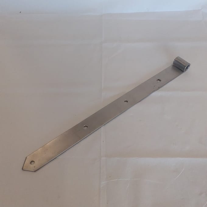 Duimheng - Tbv 16 mm duim - 50 cm - Recht model - RVS