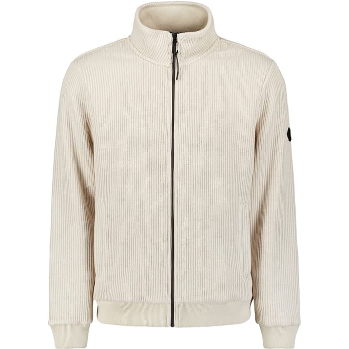 No Excess Sweater Full Zip Stand Up Collar Bonded Knit Kit Größe: S | Pullover Outlet | Herren