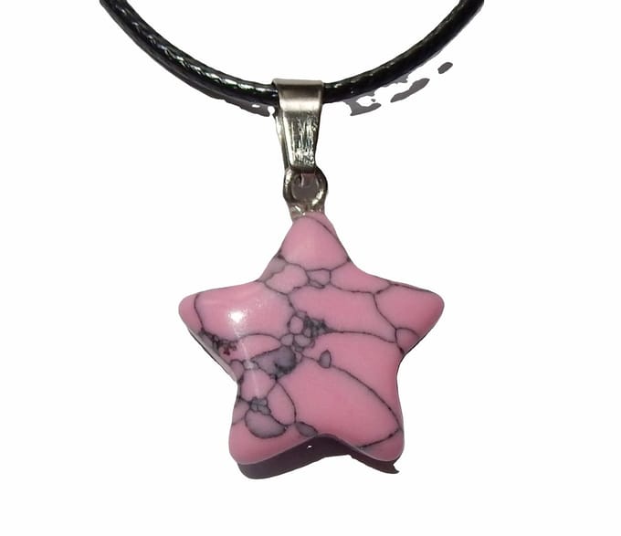 Ster Hanger Roze aan Koord
