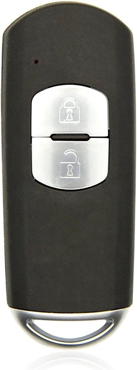 XEOD Autosleutelbehuizing - sleutelbehuizing auto - sleutel - Autosleutel geschikt voor Mazda Smartkey 2 knops