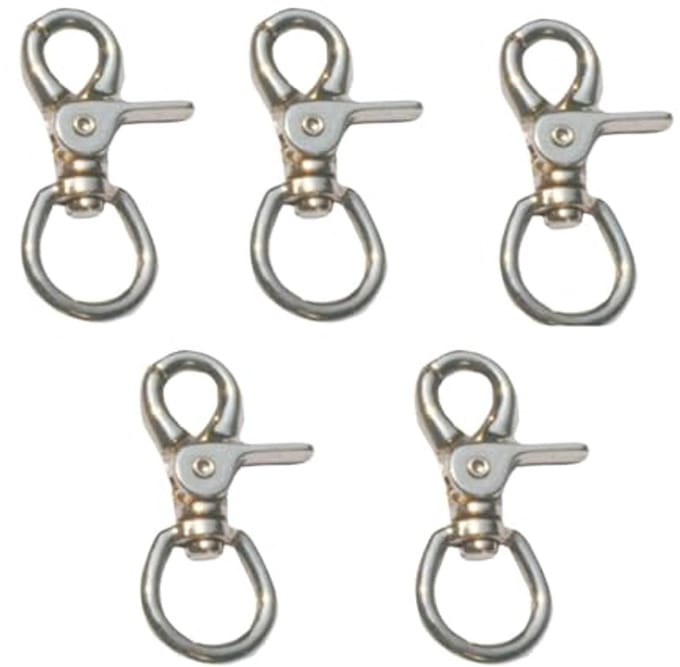 Karabijnhaak Set van 5 Stuks voor Reitsport