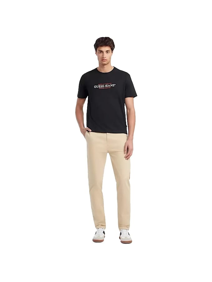 T-shirt Guess M4YI42 K8FQ4 AMERICAN TRADE TEE-JBLK BLACK