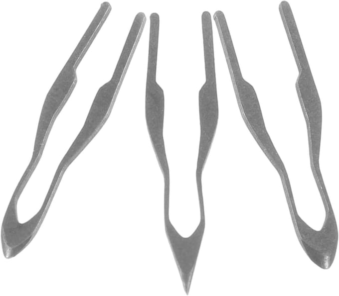 Pyrografie Penpunten - Houtbrander Tips - Houtbranden - Verwisselbare Nibs - 3 Stuks - Zilver