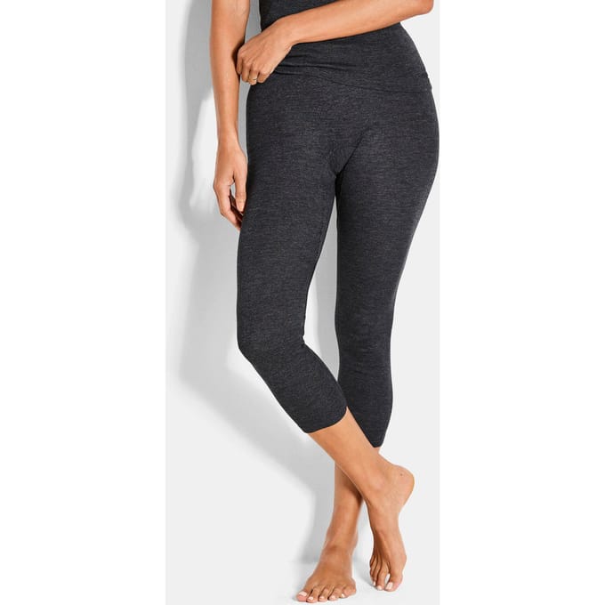 3/4-thermolegging - zwart / gemêl. - Gr. 42 van Goldner Fashion