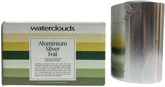 Zilverfolie / Aluminium Zilver Folie 250 meter Waterclouds