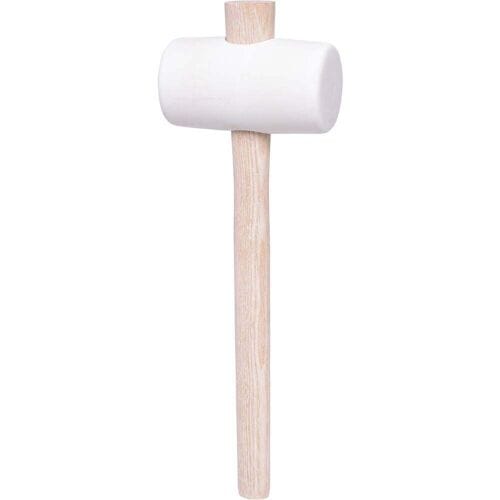 KS Tools 140.1235 Rubberen hamer wit, 500 g
