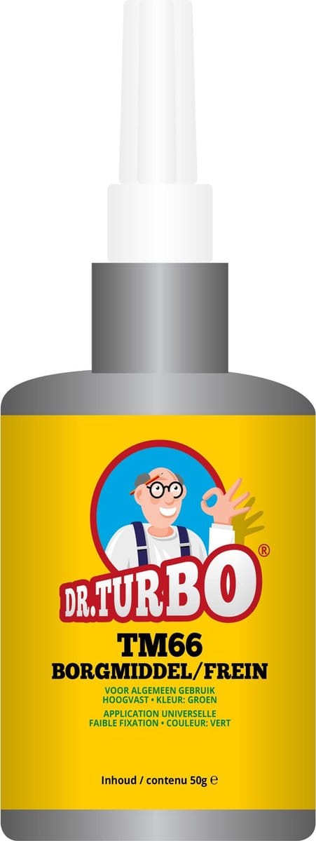 Dr. Turbo TM66 - Hoogvast Borgmiddel - 50 Gram - Groen