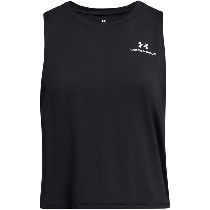 Under Armour Vanish cropped tanktop voor dames (Zwart, Wit)