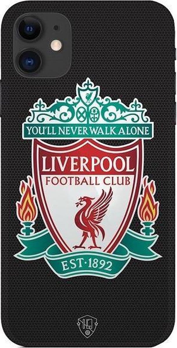 Liverpool logo telefoonhoesje iPhone 11 softcase zwart