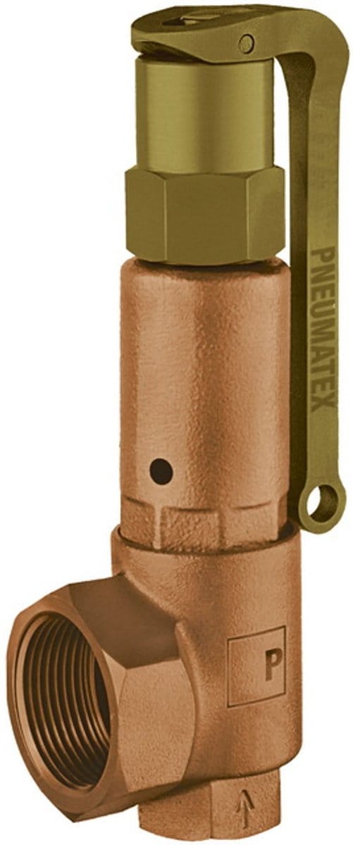 IMI Hydronic Engineering PNEUMATEX Veiligheidsventiel DSV32-4,0 DGH, roodkoper, 5364040