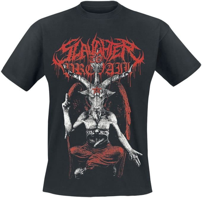 Slaughter To Prevail T-shirt - Baphomet - S tot XXL - voor Mannen - zwart