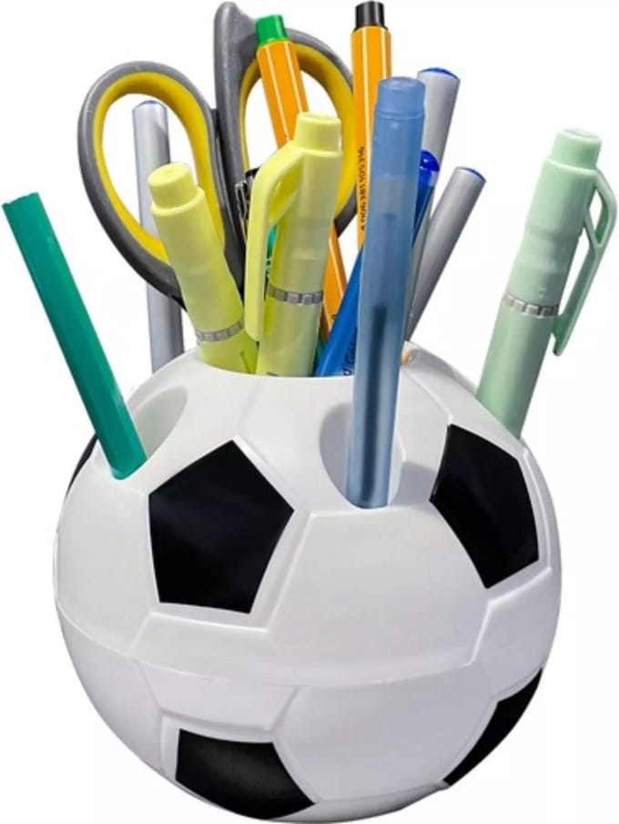 Maaleo Bureau Organizer in Voetbalvorm - Perfect voor Voetbalfans