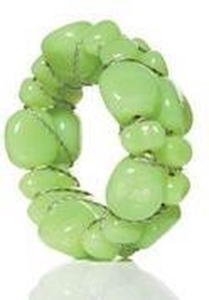 Frisco servetring lime - in set van 6